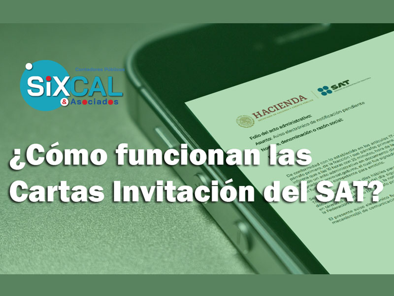 Cartas invitación del SAT